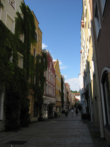 Små gader i Burghausen