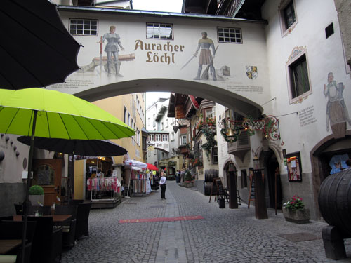 Smalle gader i Kufstein