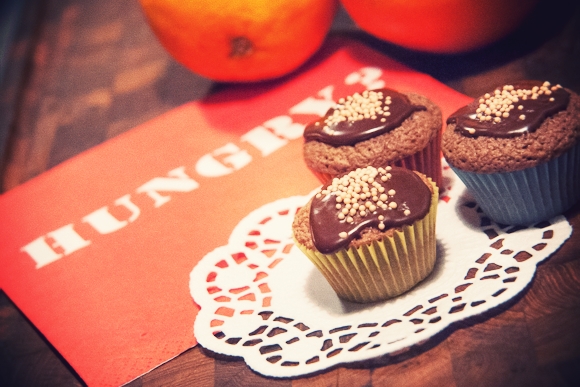 Choko-orange Mini Cupcakes...